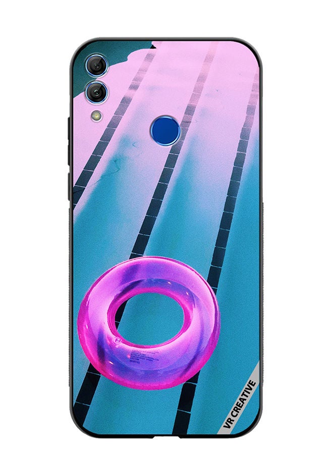 Protective Case Cover For Honor 10 Lite Pink Tube Design Multicolour
