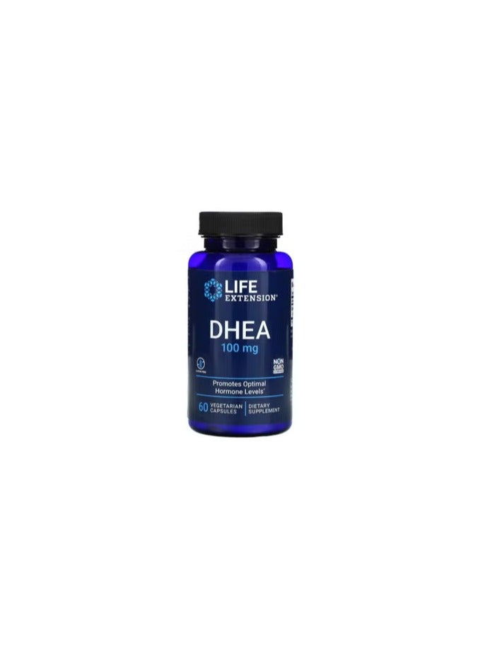 Life Extension DHEA , 100mg Dietary Supplement - 60 Vegetarian Capsules - Image 4