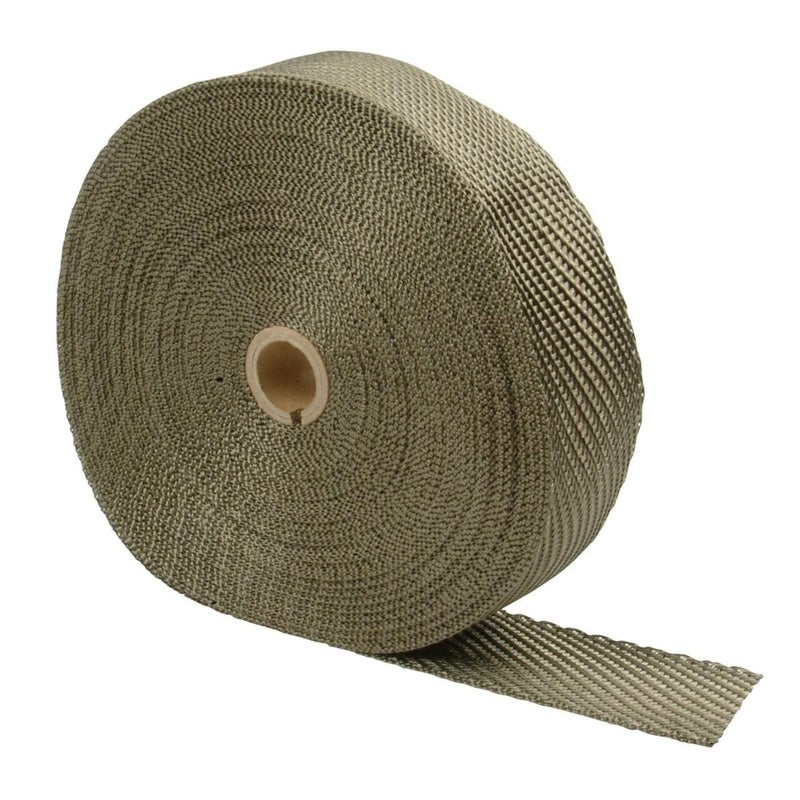 Design Engineering Titanium Exhaust Heat Wrap with Lava Rock Technology - 1"" x 100' - Heat Wrap for Exhaust Pipes, Pliable Exhaust Wrap Tape, Withstands 1800F Direct Heat & 2500F Intermittent Heat - Image 1