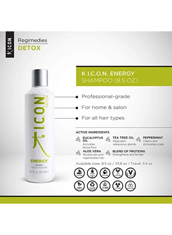 ICON Energy Detoxifying Shampoo 85 oz - Image 3