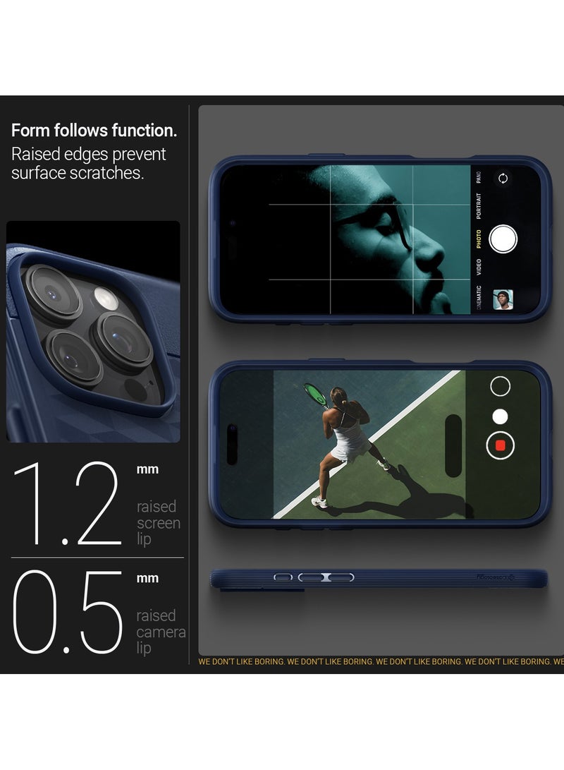 Caseology غطاء ماغ سيف بارالاكس لهاتف آيفون 16 برو - أزرق منتصف الليل - Image 5