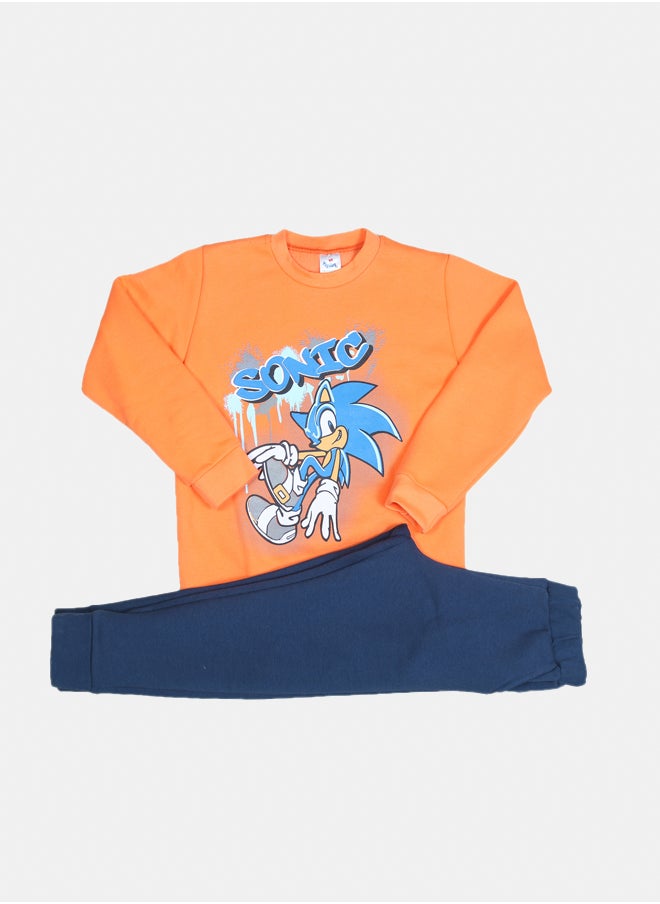 Papillon - Boys' pajamas, two pieces, sweatshirt + pants - Image 1