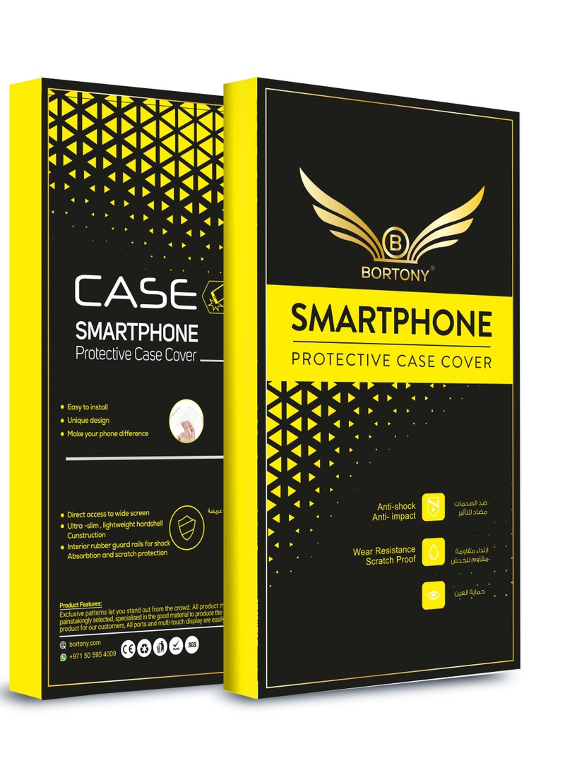 BORTONY Protective Case Cover With Finger Grip Stand For Huawei P30 Lite - Image 4