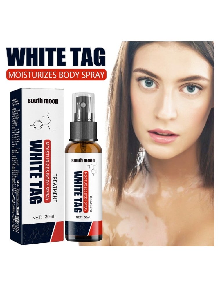SOUTH MOON White Tag Spot Remover Spray Vitiligo Ointment,  For Skin Vitiligo, Vitiligo Care Cream For Reduce White Spots Repair Spray 30ml  - Image 1