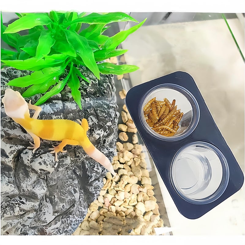 MRTIOO 100 pcs 0.5oz Crested Gecko Food and Water Feeding Cups, Reptile Feeder Bowls, for Lizard and Other Small Pet Ledge Accessories Supplies - Image 5