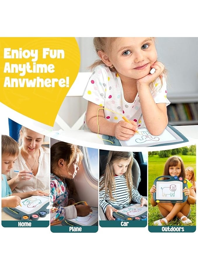 ألعاب المجلس للأطفال ، والتعليم في مرحلة الطفولة المبكرة تعلم الفتيان والفتيات هدية عيد ميلاد مثالية لعيد الفصح / يوم الطفل ( 4 طوابع + 1 فرشاة + 4 أقواس ) - Image 5