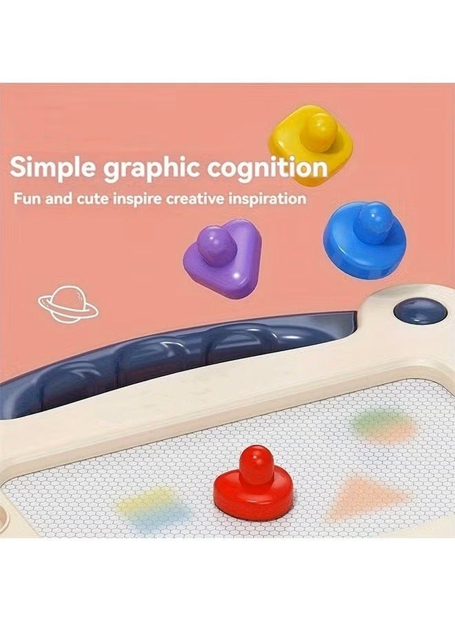 ألعاب المجلس للأطفال ، والتعليم في مرحلة الطفولة المبكرة تعلم الفتيان والفتيات هدية عيد ميلاد مثالية لعيد الفصح / يوم الطفل ( 4 طوابع + 1 فرشاة + 4 أقواس ) - Image 2