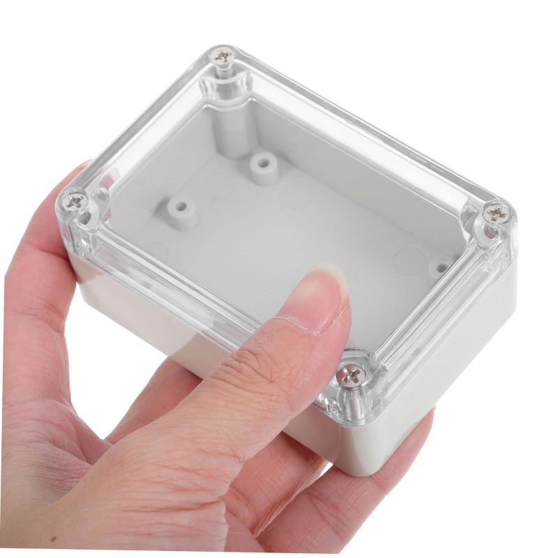 2Pcs High Transparency ABS Electrical Enclosure Box Outdoor Storage For Security Module - Image 4