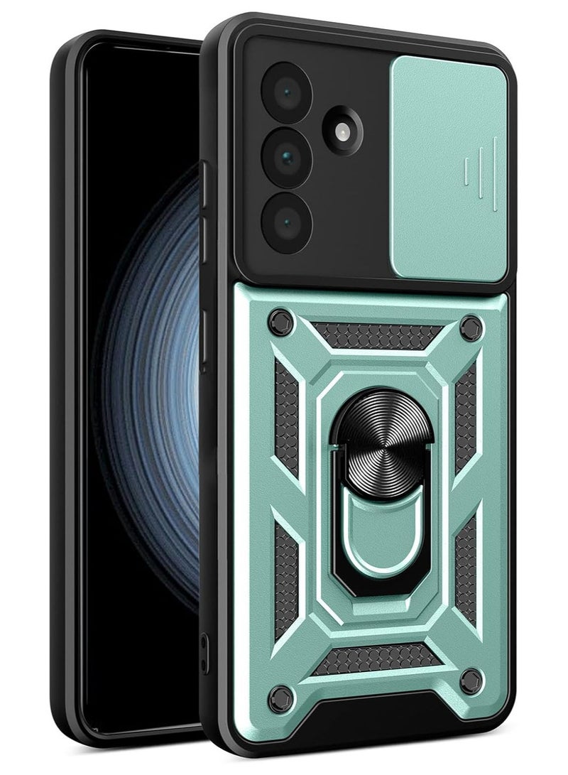 samsung a56 Shield Full Protection Case With Metal Ring &Slide Camera Cover For samsung a56 