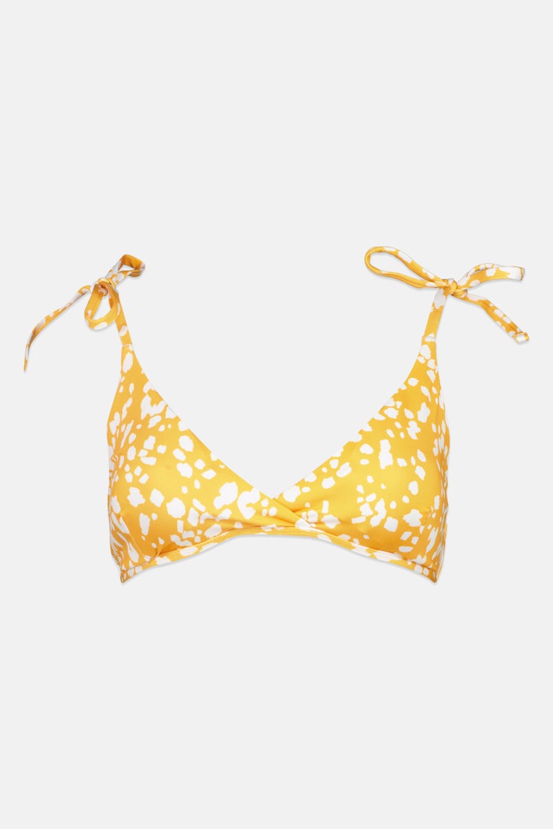 NEW LOOK Women Allover Print Lightly Padded Bikini Top, Multicolor - Image 2