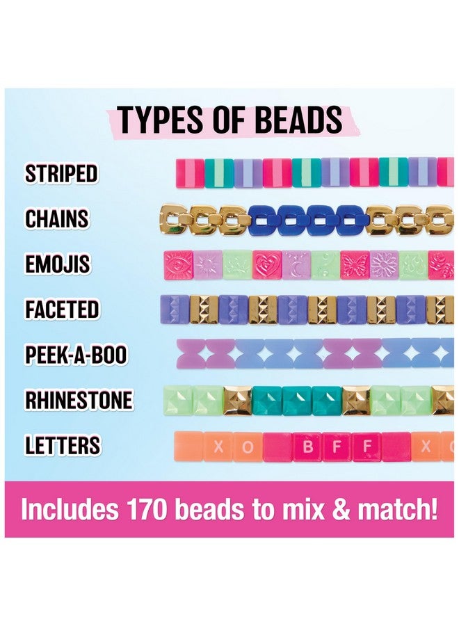 Cool Maker PopStyle Bracelet Maker, 170 Beads for Bracelets, Make & Remake 10 Bracelets, Bracelet Making Kit, Arts & Crafts Christmas Gifts for Kids - Image 5