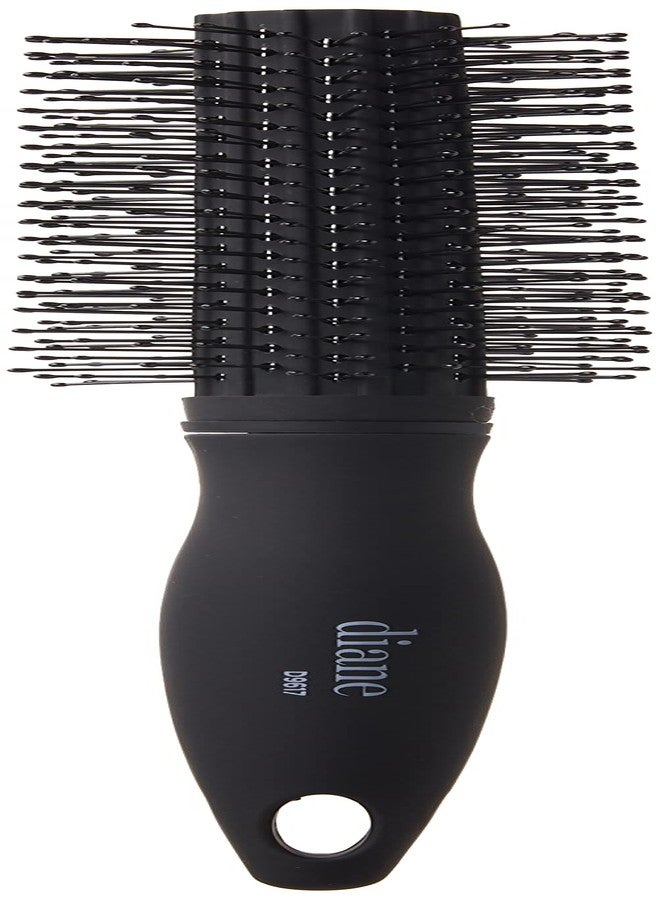 Diane Charcoal Soft Touch Handle Collection Round Brush, 1 Count (Pack of 1) - Image 1