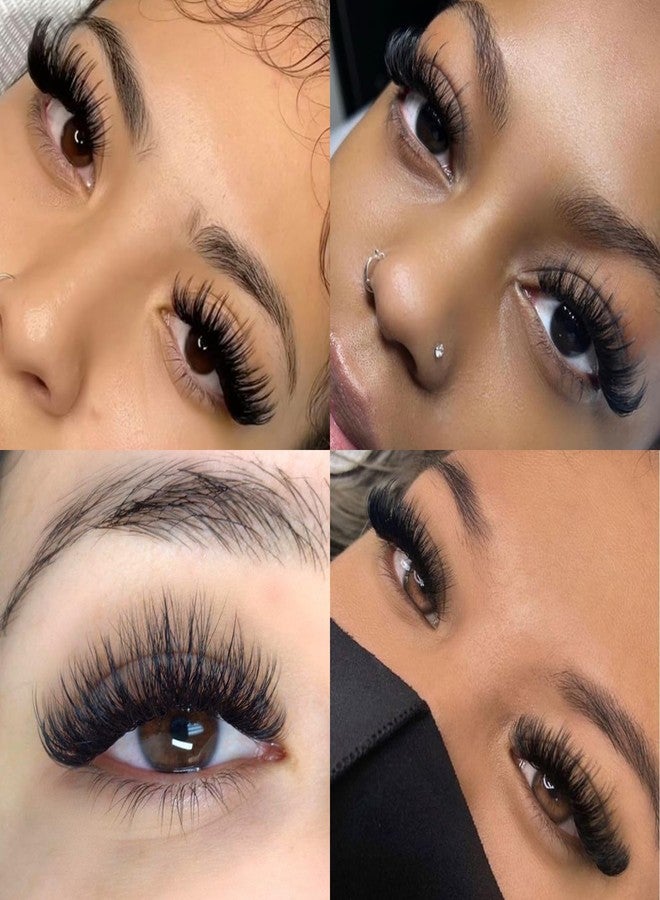 Jozlynn False Mink Lashes Fluffy Eyelashes Natural LookWispy Lash Curl Strips Eyelash 14 Pairs Reusable False Lashes (Black) - Image 4