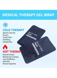 CMGTYYD 2 Pack Reusable Gel Ice Packs,Hot & Cold Packs Compress for Injury, Pain Relief, Soft & Flexible for Body, Knees, Shoulders, Back, Ankles, Arms, Elbow  - Image 5