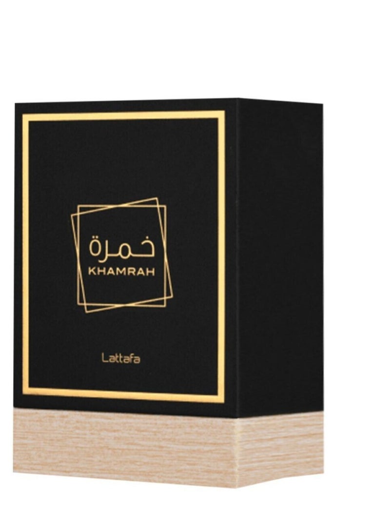 Lattafa Khamrah Unisex EDP by Lattafa 100ml  - Image 1