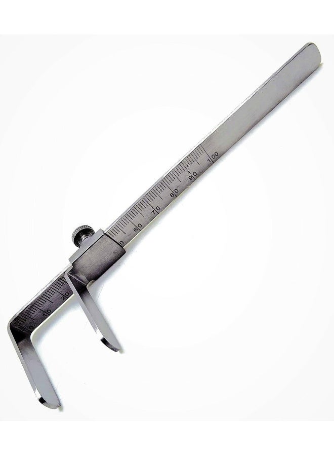 Orthodontic Claiper Dental Gauge Cliper Dental Willis Bite Gauge - Stainless Steel Orthodontic Measurement Gauge (0 to 100) - Image 1