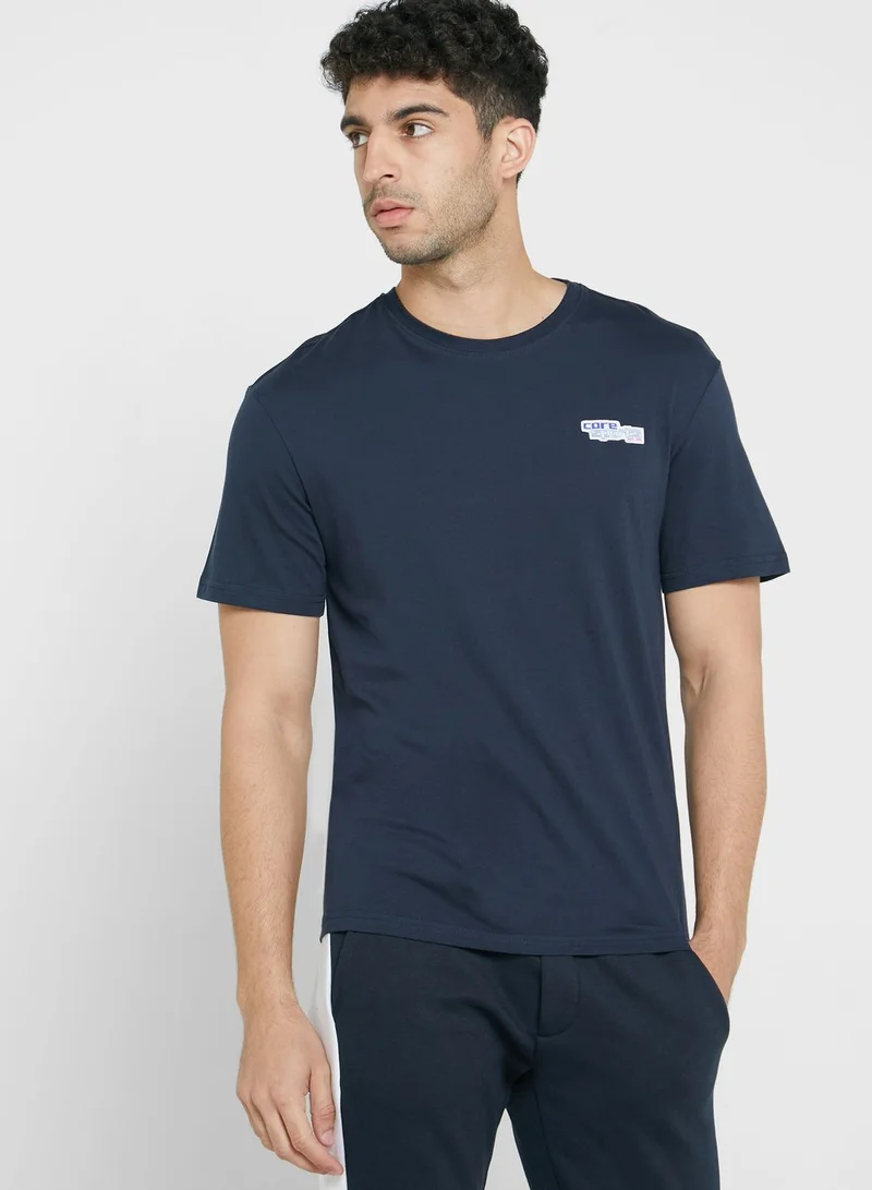 JACK & JONES Logo Crew Neck T-Shirt