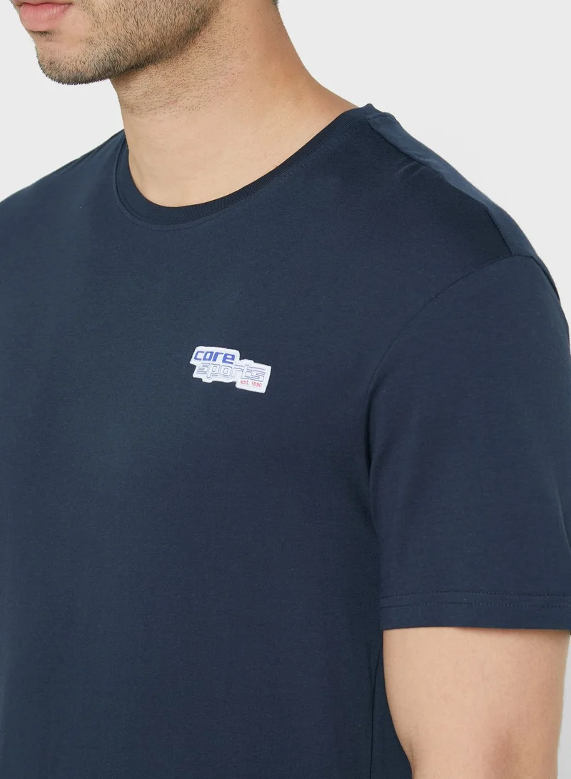 JACK & JONES Logo Crew Neck T-Shirt