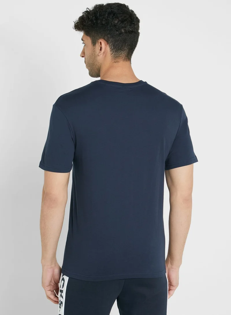 JACK & JONES Logo Crew Neck T-Shirt