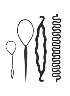 Semme 4/9Pcs Hair Bun Maker Hair Braiding Clip Tool Styling Disk Twist Tools Kit Diy Hair Style Accessories 3 Types  - Image 1