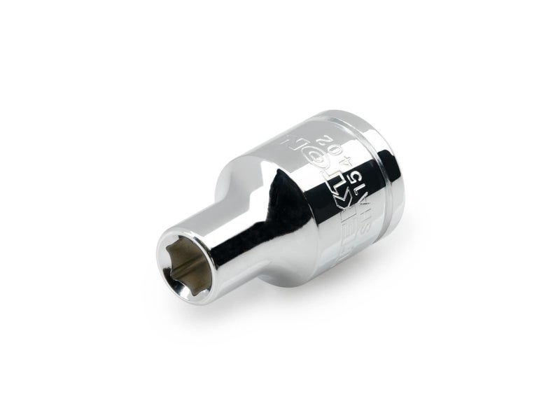 TEKTON 3/8 Inch Drive x 1/4 Inch Magnetic Hex Bit Holder Socket | SHA15402 - Image 1