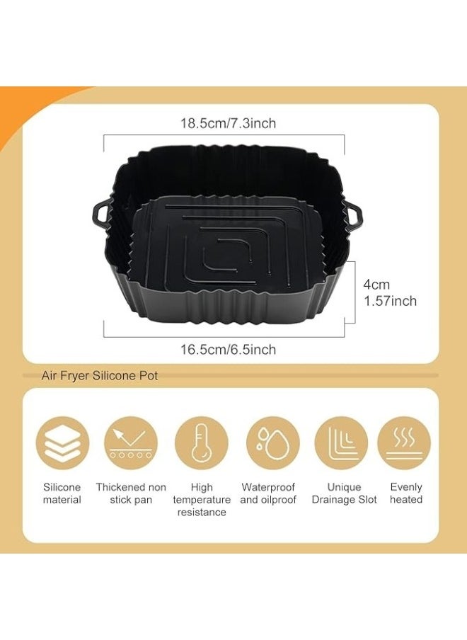 Silicone Air Fryer Tray 2 Pieces 20cm - Multicolor - pzsku/ZFC08AB87E627B74C3FE7Z/45/_/1736602461/00ec9e56-2612-4335-bf6f-f3237021c592