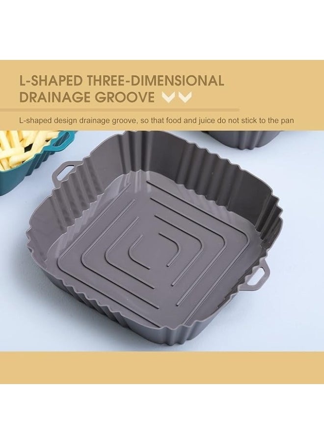 Silicone Air Fryer Tray 2 Pieces 20cm - Multicolor - pzsku/ZFC08AB87E627B74C3FE7Z/45/_/1736602461/8519d441-927f-4f0d-a468-fef6b69757af