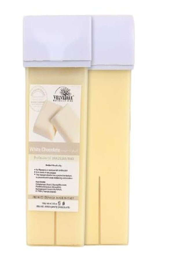 VELVETREE White Chocolate Professional Brazilian Cartridge | Roller Wax Refill | Made in china | Gentle Titanium Dioxide Formula for Sensitive Skin | No Residue Strippable Wax (Roll On Wax) - Image 2