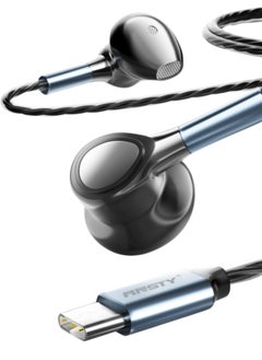 ANSTY Wired Type-C Earphones, In-Ear Design, Metal Sheet volume up/down, Black - pzsku/ZFC08D97D6C7F7BA348FCZ/45/1741251988/20a23015-4408-440a-8ecc-0b5b594ef9a8