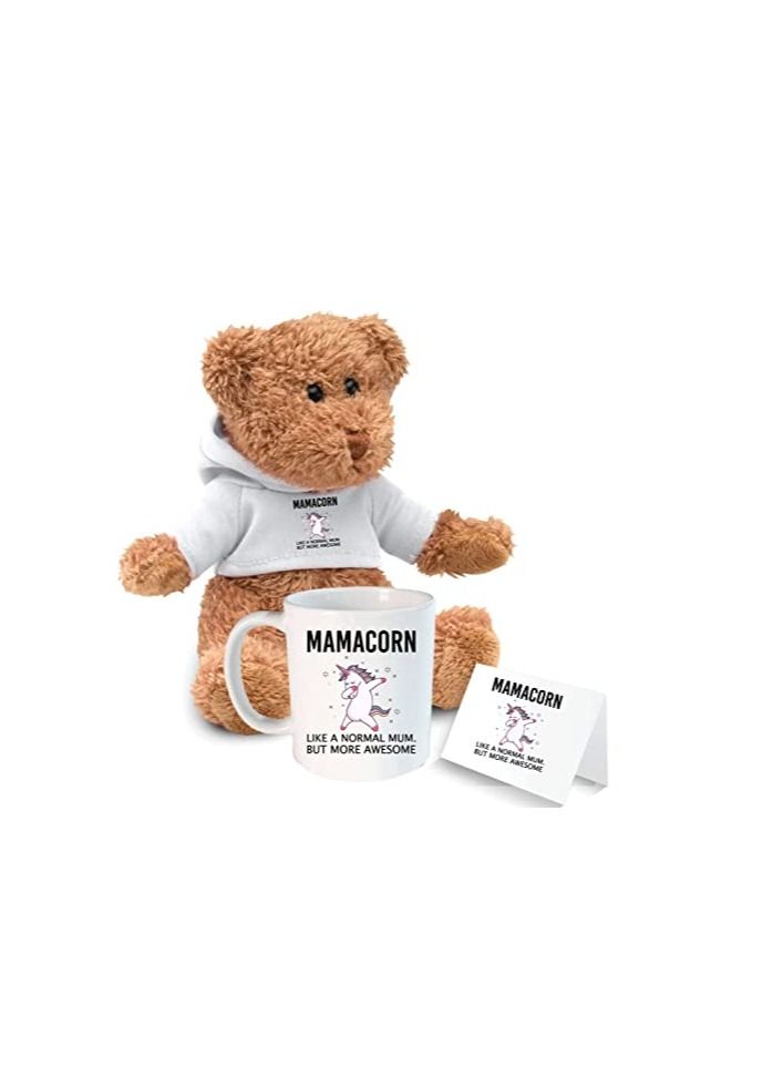 PRINTSHOP4ME Mothers day special Teddy Gift set for Mom Design 3  - Image 1