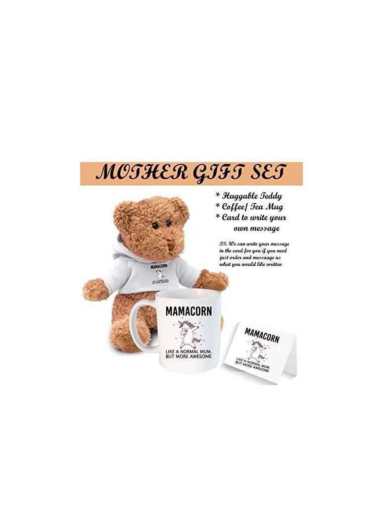 PRINTSHOP4ME Mothers day special Teddy Gift set for Mom Design 3  - Image 2