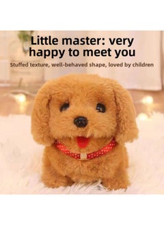 Generic Children's Toys Dogs Can Walk And Call Babies Simulation Electric Plush Puppies Adorable Boys And Girls Free Shipping-Color:Collar Golden Retriever-Specification:Without Battery [5% Of People Choose]  - Image 3