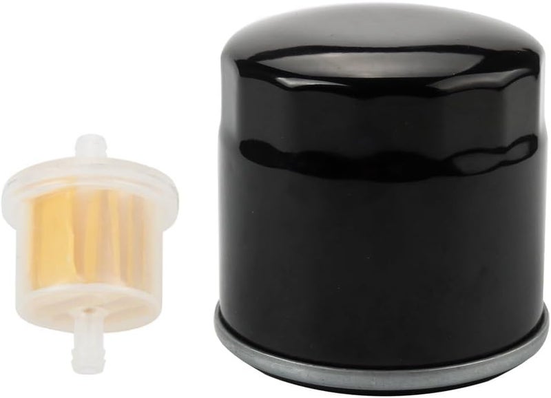 Harbot 120-4276 136-7848 Oil Filter with Fuel Filter for Toro V-Twin Engine Timecutter SS5000 ZS SW SS MX SWX HD Zero Turn Mower 127-9222 Oil Filter - Image 1