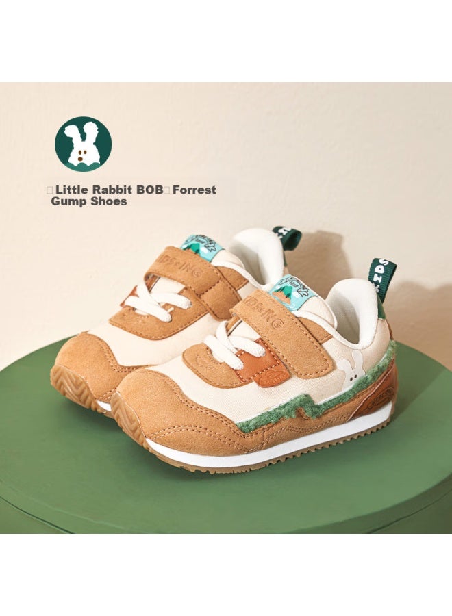 Kids.ing Children's Sports Shoes Spring And Autumn Casual Shoes, Brown, Size 30 Suitable For Foot Length 18.0-18.6cm - Image 2