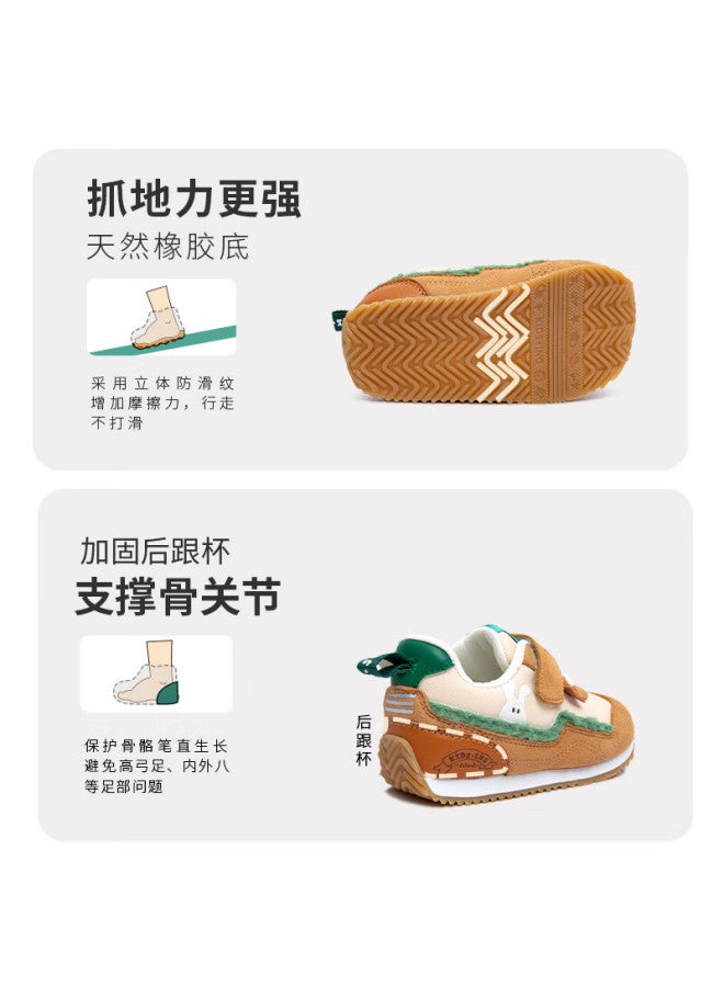 Kids.ing Children's Sports Shoes Spring And Autumn Casual Shoes, Brown, Size 30 Suitable For Foot Length 18.0-18.6cm - Image 5