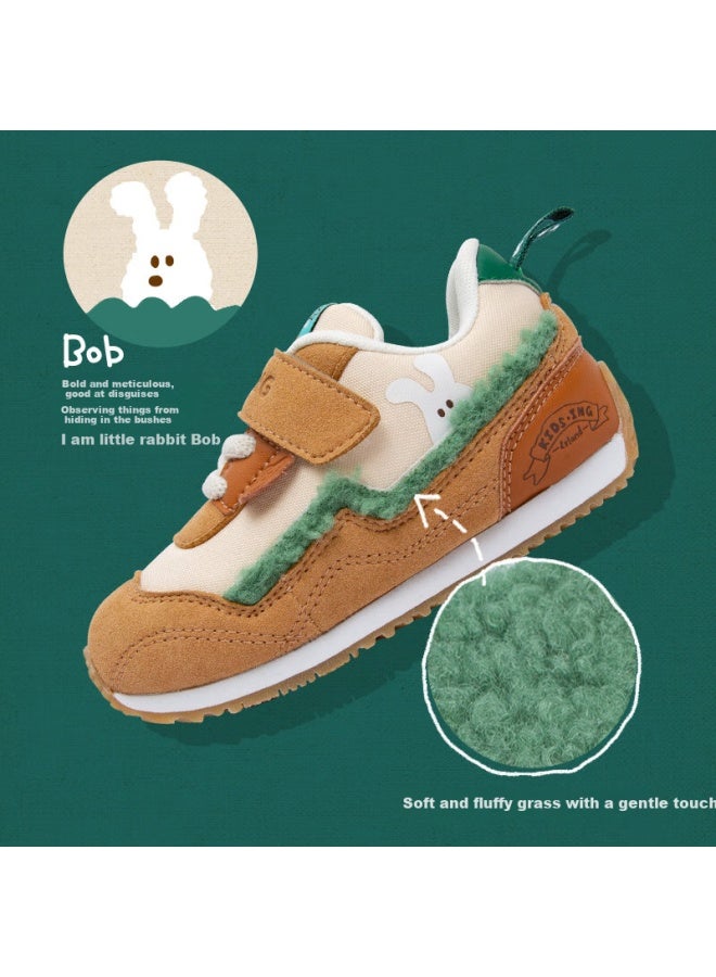 Kids.ing Children's Sports Shoes Spring And Autumn Casual Shoes, Brown, Size 30 Suitable For Foot Length 18.0-18.6cm - Image 3