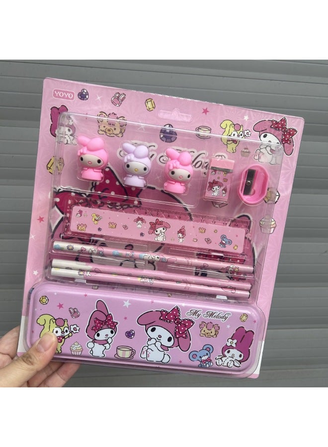 HJ Children's Gift Student Stationery Suit Gift Box School Supplies Pencil Case Pencil Practical Animal Stationery Gift Bag - Image 1