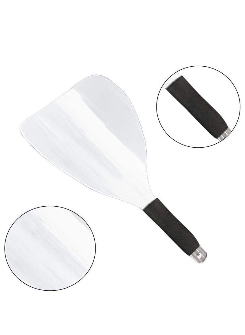 Y&D 2Pcs Hairspray Mask Professional Plastic Anti-Slip Hair Salon Hairdresser Styling Tools Face Shield Haircut Cover Eyes Protector for Makeup Coloring (White Pink)  - Image 5