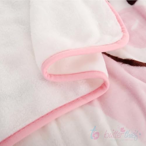 Butterthief Light Weight Cartoon Printed Blanket 100 x140 cm, 0-5 Years Soft Flannel for All Seasons Reversible Baby Blanket for Kids Toddlers New Born Boys & Girls - Image 3
