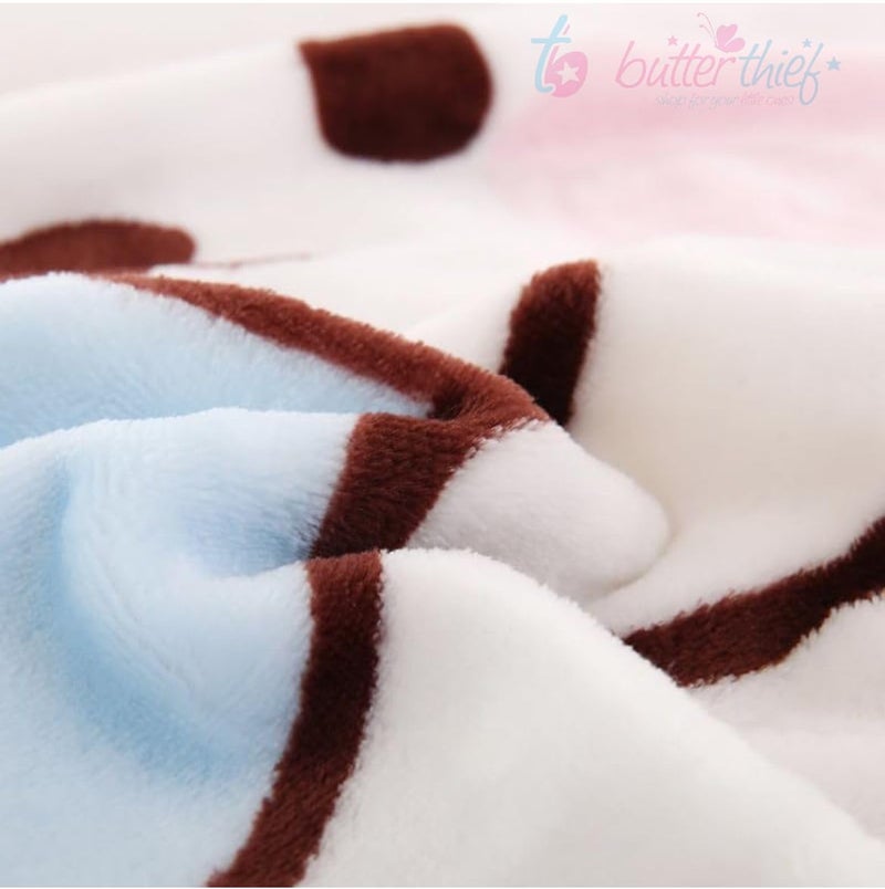 Butterthief Light Weight Cartoon Printed Blanket 100 x140 cm, 0-5 Years Soft Flannel for All Seasons Reversible Baby Blanket for Kids Toddlers New Born Boys & Girls - Image 4