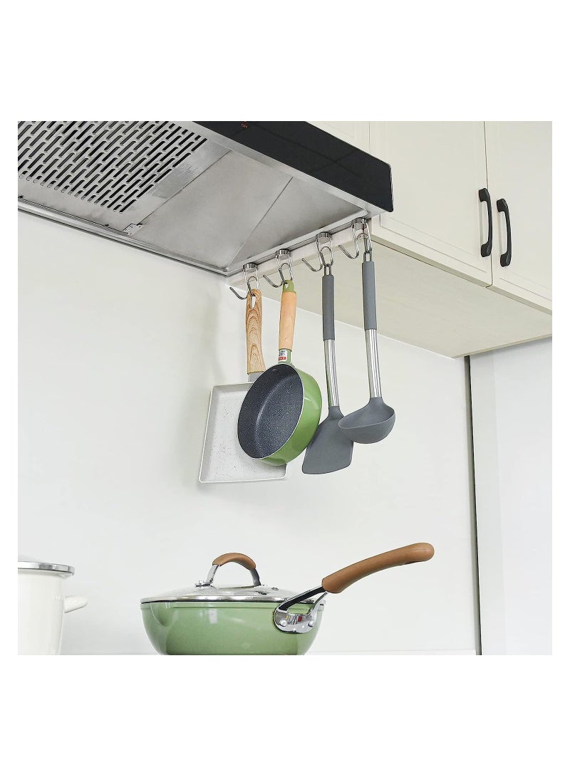 SOLARAE U Shape Strong Magnetic Hooks, Heavy Duty 304 Stainless Steel Hooks, Hanging Hooks for Indoor Outdoor Hanging, Refrigerator, Grill, Kitchen (4 Pcs - 1.0in-2 40Lbs) - Image 2