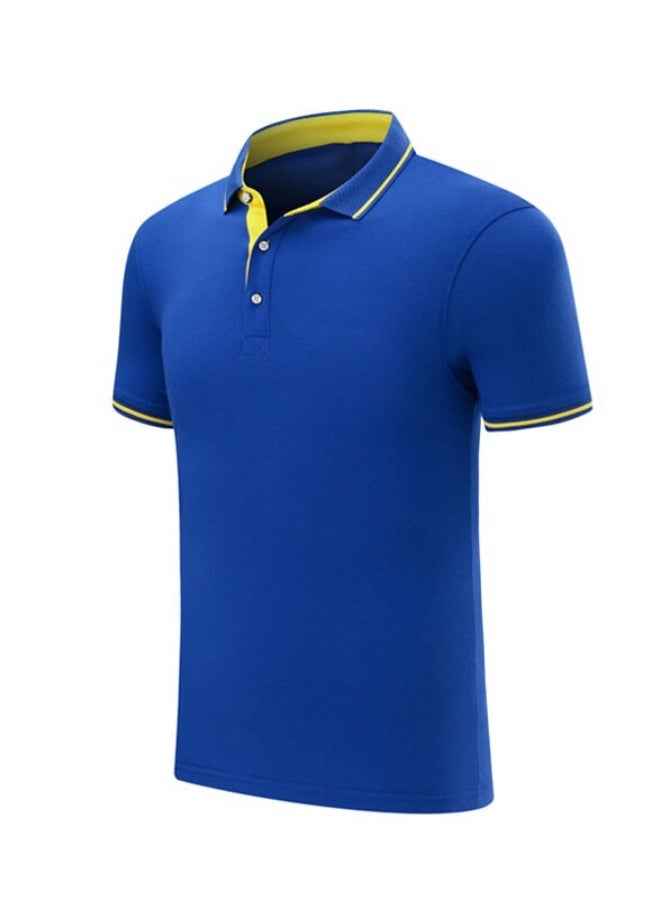 NIBEMINENT Summer catering work clothes short-sleeved men barbecue hot pot milk tea chef restaurant waiter T-shirt - Image 1