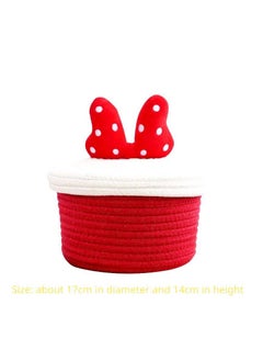 Generic A very chic linen bow cover box for multiple uses. It can be used in the office or bedroom. z  - Image 1