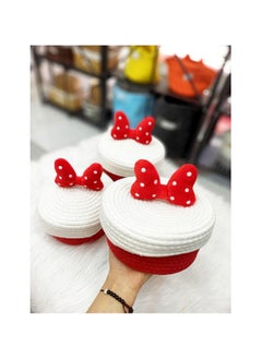 Generic A very chic linen bow cover box for multiple uses. It can be used in the office or bedroom. z  - Image 5