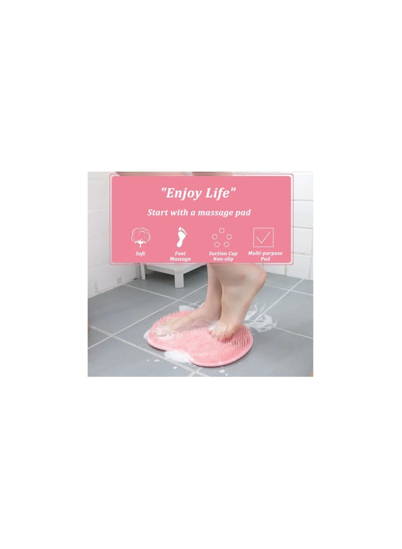 Silicone Non-slip Exfoliating Brush Pad For back and foot scrub - Image 4