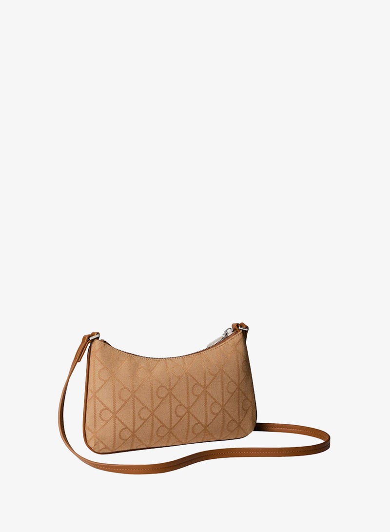 CALVIN KLEIN Emblem Jacquard Convertible Crossbody Bag - Image 2