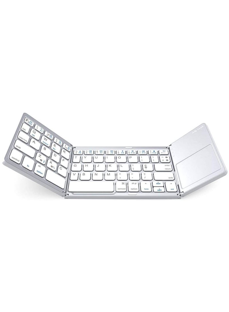 ELTRAZONE B033 three system Universal three folding with touch pad phablet computer wireless Bluetooth portable mini keyboard - Image 5