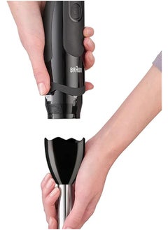 BRAUN Multi Quick 5 1000W 21 Speeds 1.5L Food Processor Whisk 0.600L Beaker Splash Control Mq5285Bk Black  - Image 3