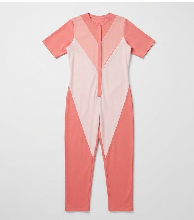Girls Striped Jumpsuit