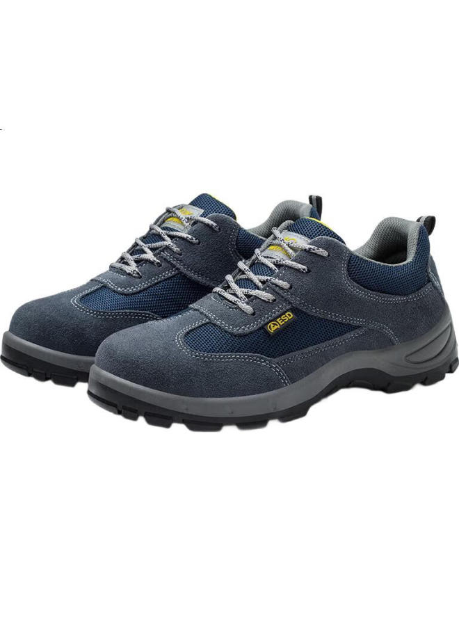 FUCHENG Men'S Breathable Steel Toe Anti-Smashing Anti-Piercing Wear-Resistant Solid Bottom Work Safety Shoes 382 41 - Image 3